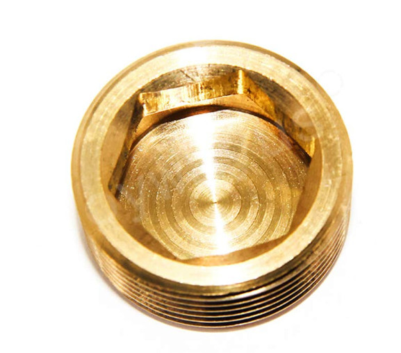 Quality CNC Thread Pipe Plug 1/2" Male Brass Compression Fitting for sale
