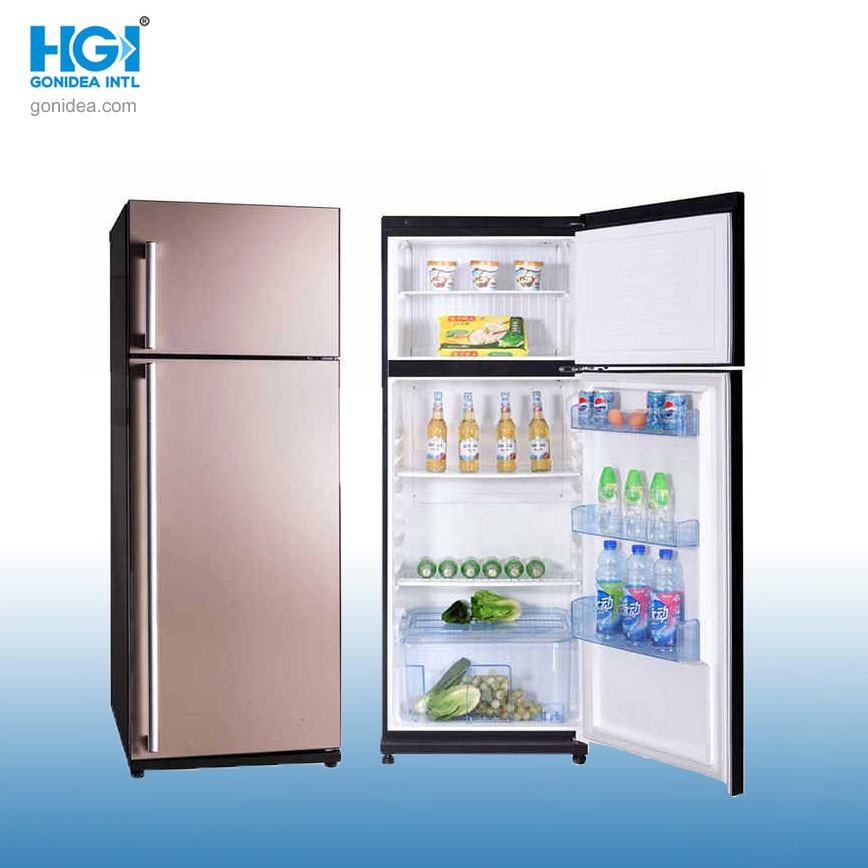 468L Big Capacity Double Glass Door Top Freezer Refrigerators Bcd-468