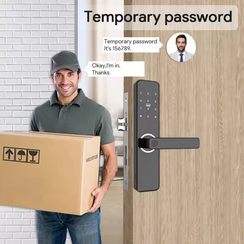 Tlock Tuya Wifi Enabled Door Lock 38mm - 55mm Fingerprint Digital Door Lock