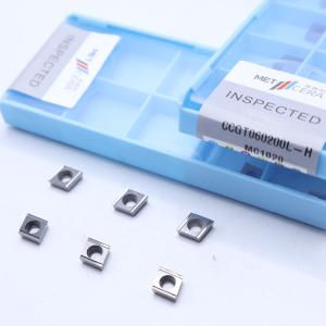 CCGT06 CCGT09 Cermet CNC Turning Inserts For P Materials , Finish Inserts With H