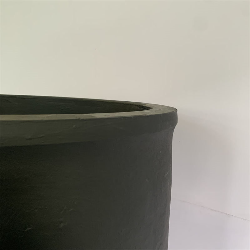 1 - 100kg Capacity Graphite Induction Furnace Crucible Straight Cylindrical Up to 1600°C