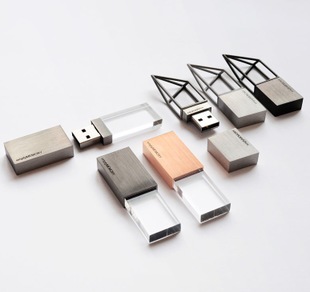 USB Flash Drive 16gb High Speed USB 2.0 Metal Crystal Glass LED Light USB Thumb Drive