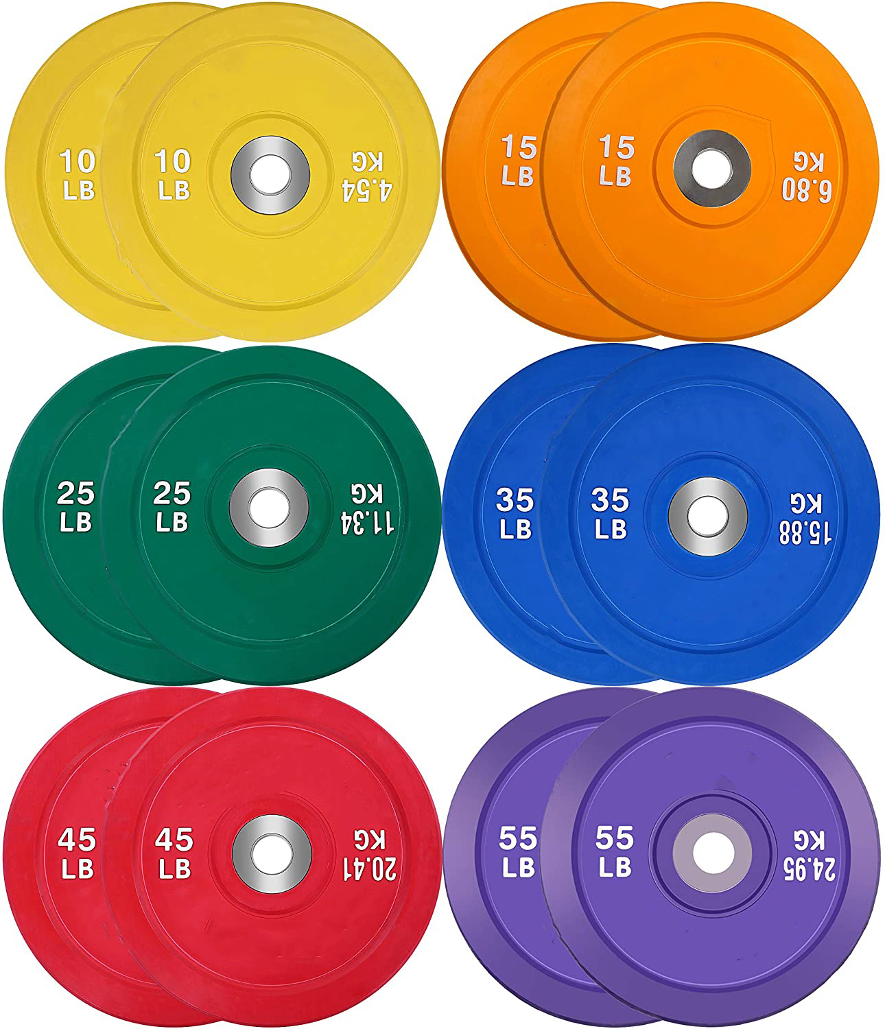 Weightlifting Adjustable Dumbbell Set Iron Plate 20kg 45LB Powerlifting Calibrated