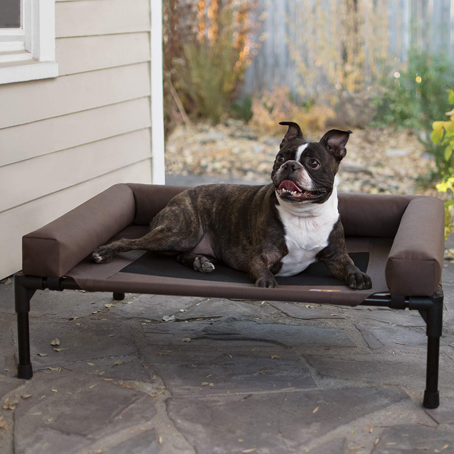 Oxford Elevated Dog Cot Bed 36in Cooling Elevated Dog Bed
