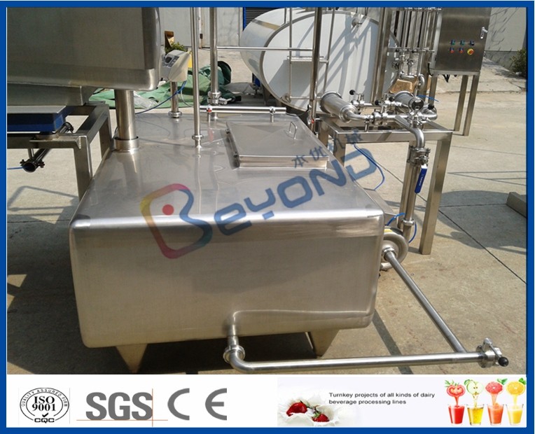 SUS304 SUS316L Stainless Milk Tank , Customized Milk Pasteurization Machine Tank