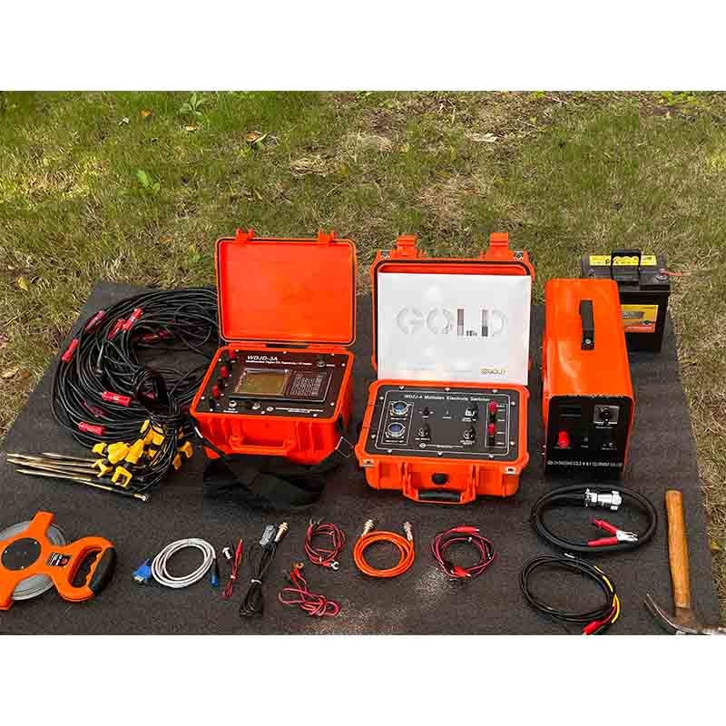 WDJD-4 Multi Function 2/3D Resistivity IP Meter Electrical Resistivity Imaging ERI for Underground Water Detector