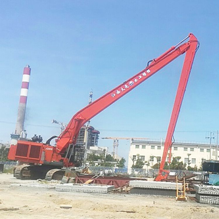 2 Section 0.8cbm 37-39T Mini Excavator Arm , 18m Long Reach Arm Boom For Excavators
