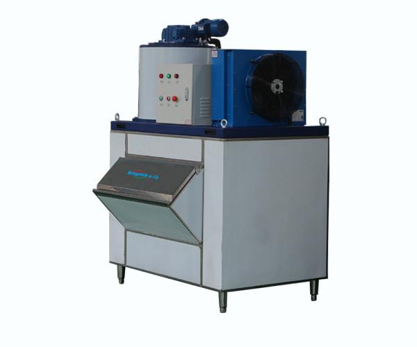 500 Kg Sea Water Flake Ice Machine For Fishing Vessels Electric Components By