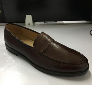  Brown Mens Leather Dress Shoes , Fashion Oxford Party Wear Shoes For Mens Manufactures
