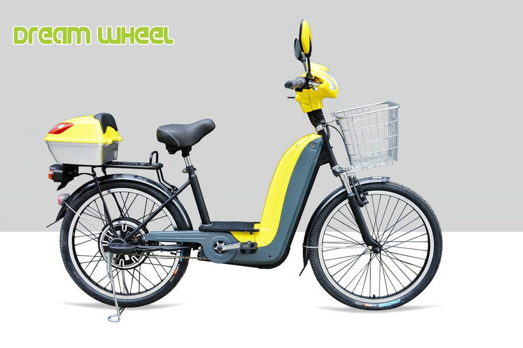 32km/H Electric Pedal Assisted Bicycle 24 Inch Wheel 350W Brushless Motor