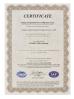 Prius pneumatic Company Certifications