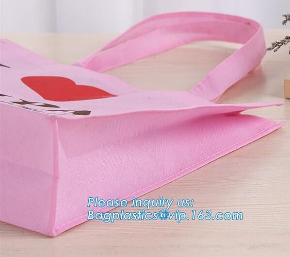 Customized printed logo Eco Friendly Non Woven Bag, Promotional Custom Printed Recycle Bag Foldable Heat Seal Laminated