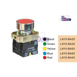 Red Color Push Button Switch Spring Return Flat Button LAY5（XB2）-BA45