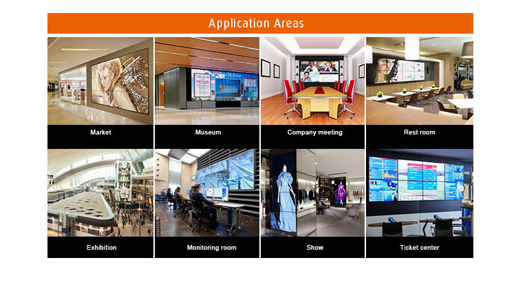 TFT 2x3 Video Wall Controller Security Cctv Windows 1920X1080p Input VGA DVI x2