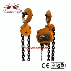  Double Ratchet Pawls 5T Non Asbestos Lifting Chain Block Manufactures