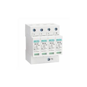 Three Phase 60ka AC Power Type 2 Surge Protector Lightning Arrester