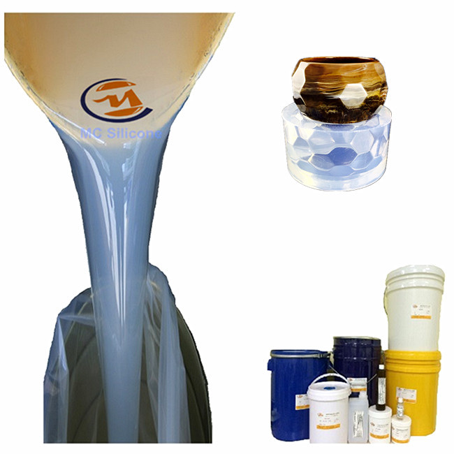 40 Shore A Clear RTV2 Liquid Platinum Cure Silicone Rubber For Prototyping Molds