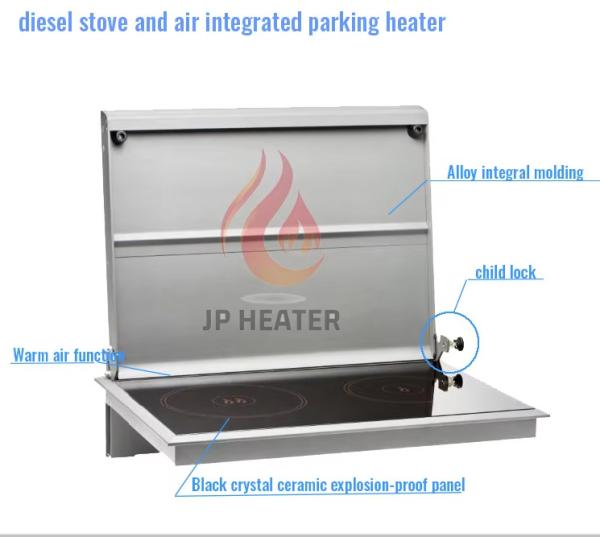 JP New 2.2kw Diesel Stove With Air Heater Combi UNIT Similar to Wallas for