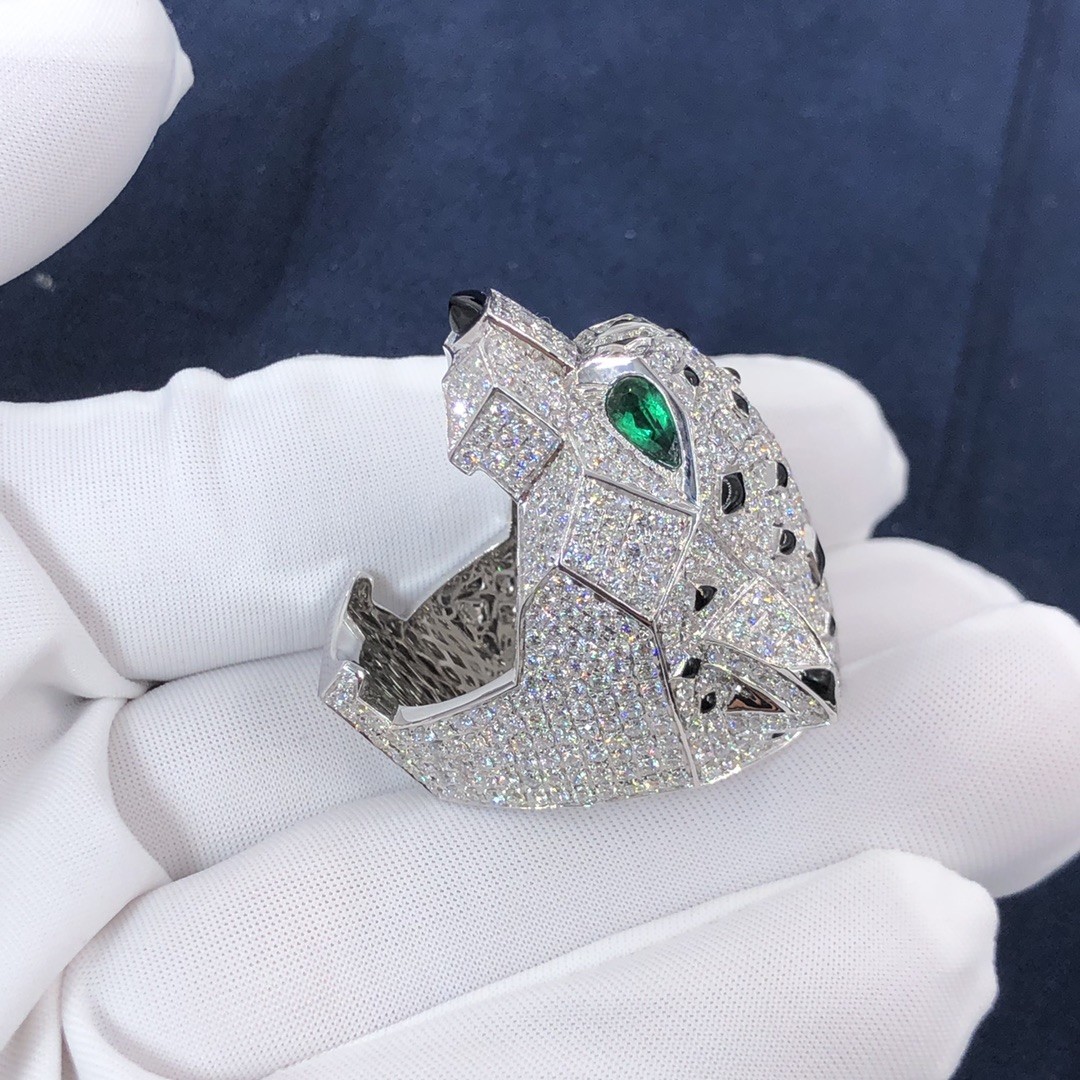 Hot Selling Natural Diamond Jewelry 18k Gold Car Tier PanthèRe De Car tier Ring