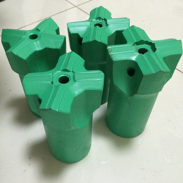 H25 -41mm Steel Cross type Bit and Cross type Bit Tungsten Carbide For Minning / Quarring