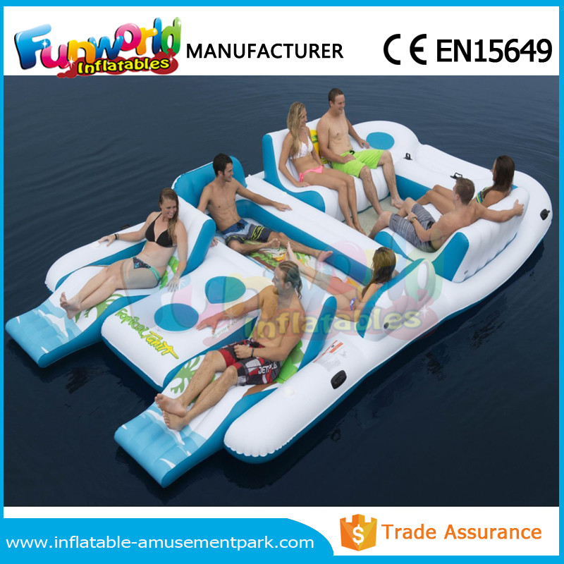 Waterproof Flame Retardant Inflatable Boat Toys Floating Water Sofa For Adults