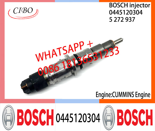 BOSCH 0445120304 Neutral Diesel Fuel Injector Assembly 0445120304 5272937 For CUMMINS Engine