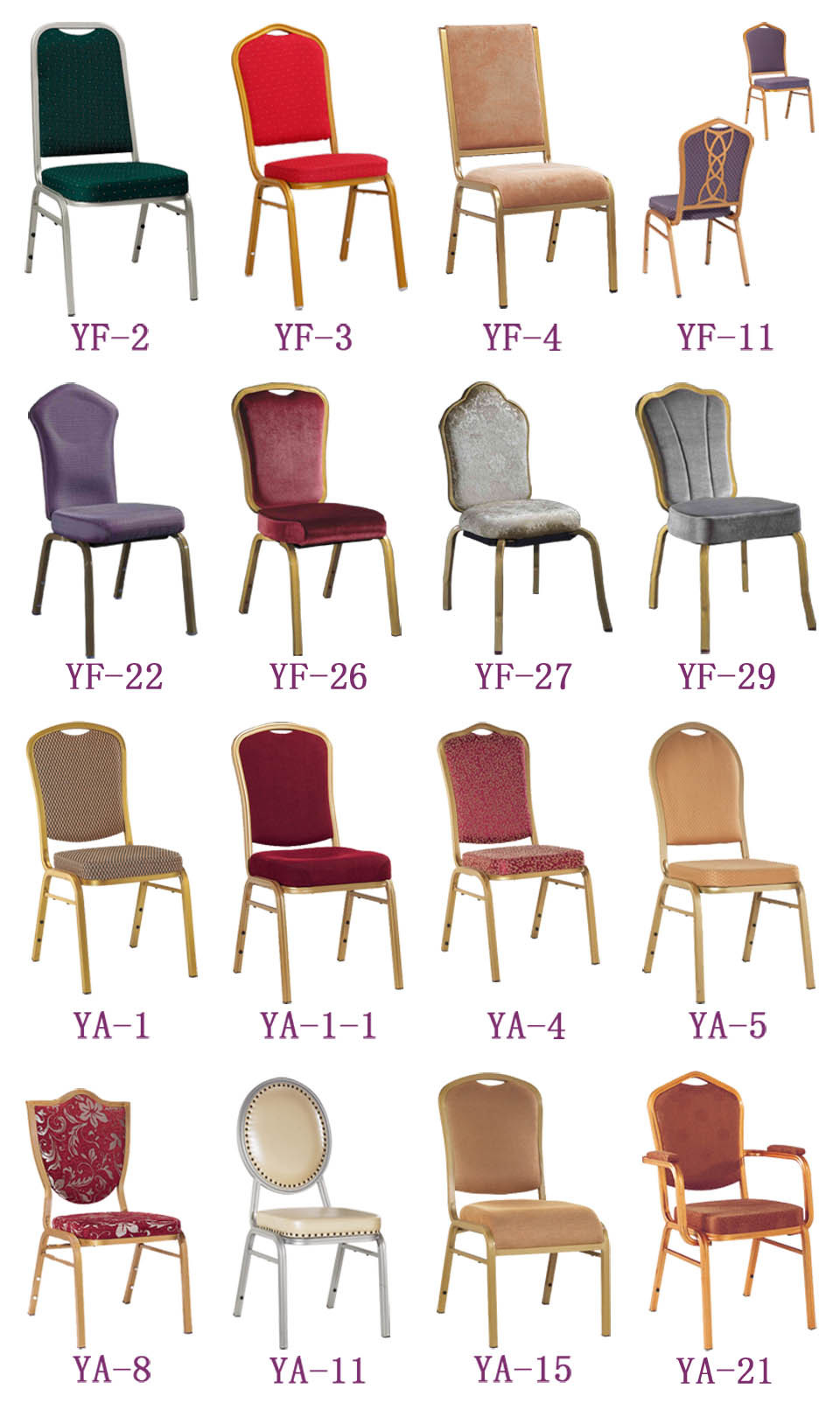 Aluminum Dining Chair in Chinese Wholesale (YA-8)