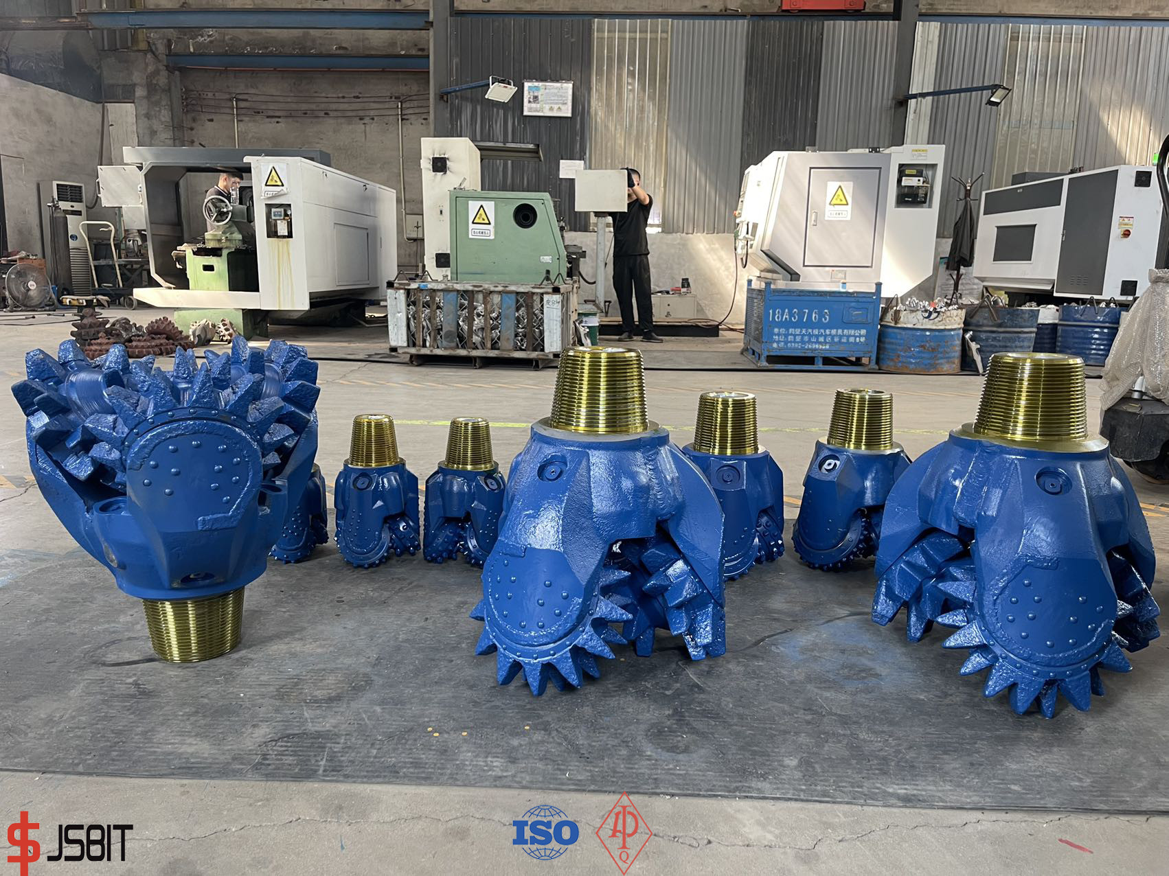 Carbide 490mm Tricone Rock Roller Bits For Drilling
