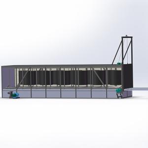 China High Density Rock Wool Insulation Cuboid Shape Drum Bitumen Melter on sale