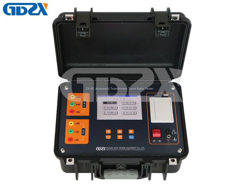 ZX-BC Automatic Power Transformer Testing Equipment / 1-10000 Range Turns Ratio Test Meter
