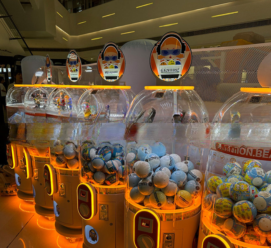 Dreamland wholesale electric coin operated gacha prize game machine capsule toy vending machine for mall