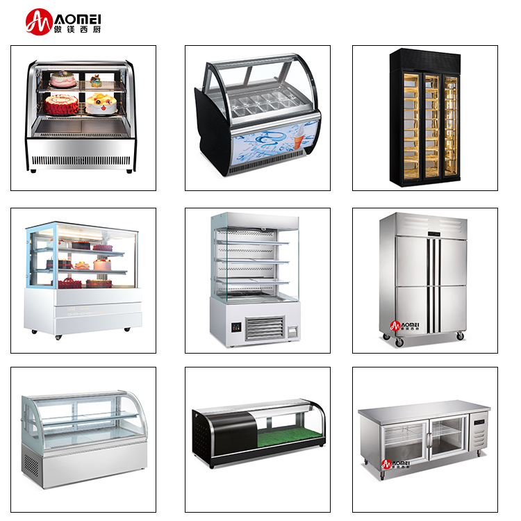 120l Capacity Countertop Bakery Showcase For Supermarket Refrigeration Equipment