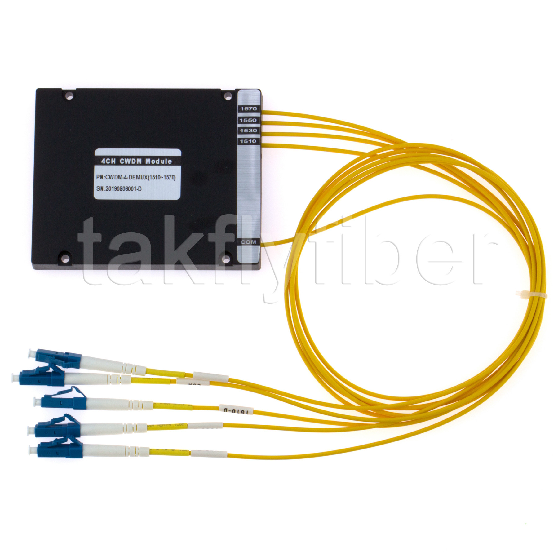  4 Channels CWDM Module WDM Mux Demux 1270nm 1610nm Coarse Wavelength Division Multiplexing Manufactures