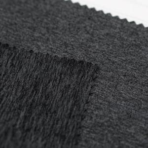 Recycled 86% Polyester Spandex Fabric Double Sided Sanding With High Elasticity