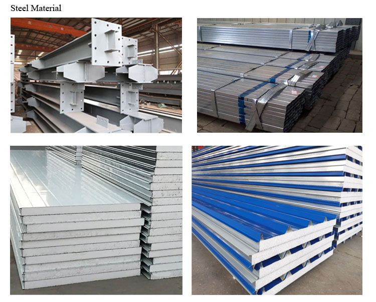 Q235B/C Galvanized Purlin Prefabricated Steel Structure Warehouse for Storage Needs