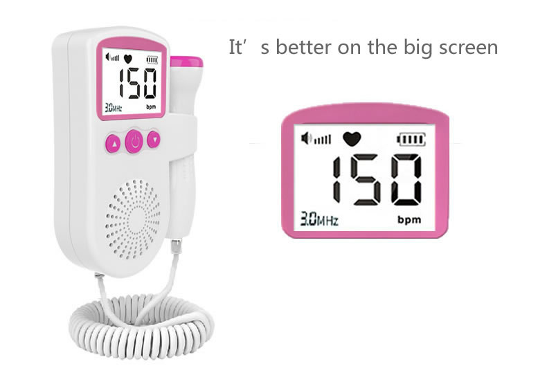 Electronic Fetal Heart Monitor, Pregnancy Heart Beat Monitor for prenatal care,Technology Plastic ABS Meterial
