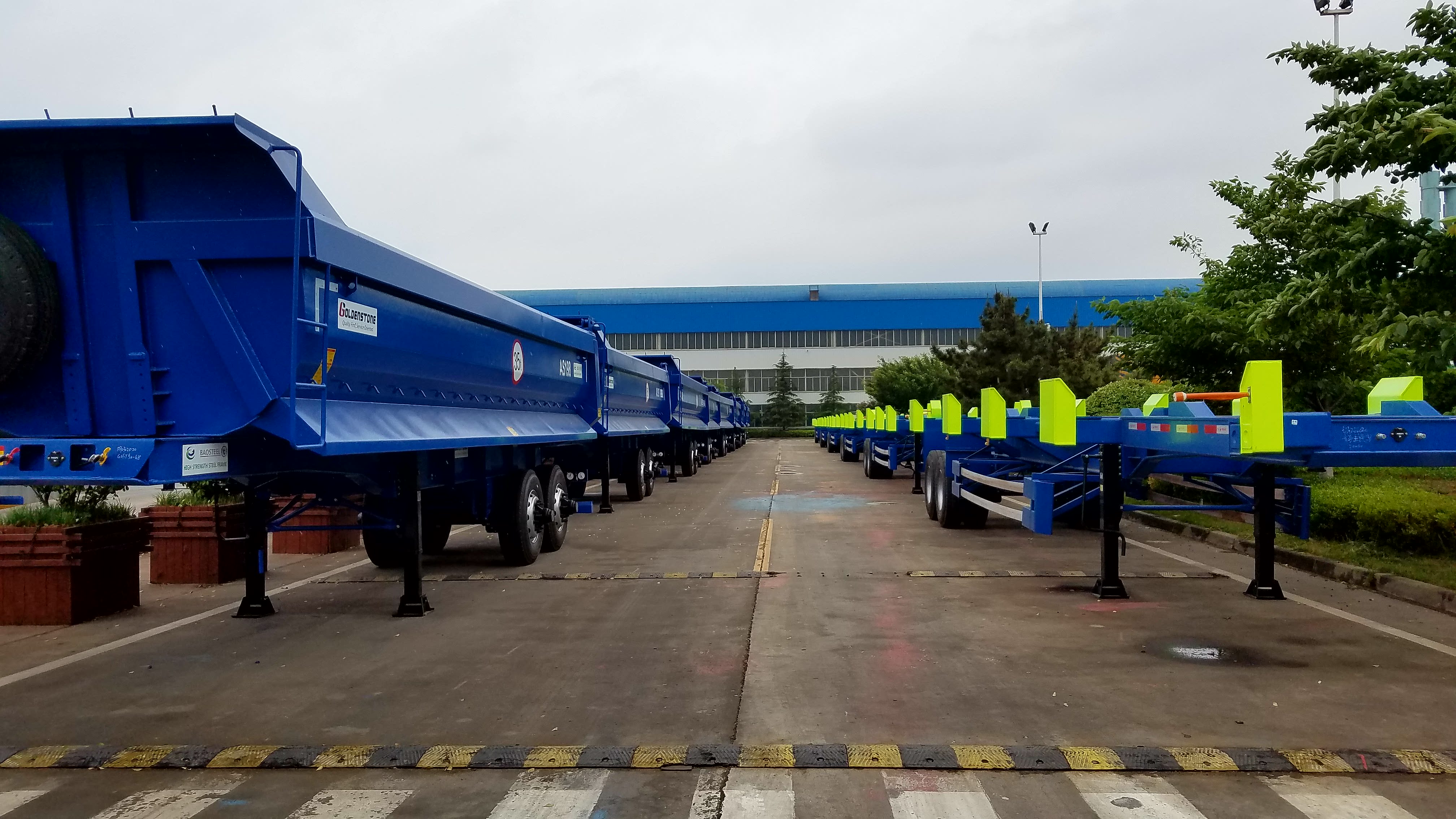 Max Payload of 40T Semi-Trailer for Terminal Container Chassis