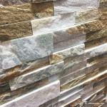 Grey Green Slate Culture Stone For Feature Walls / Pool Surrounds Decor