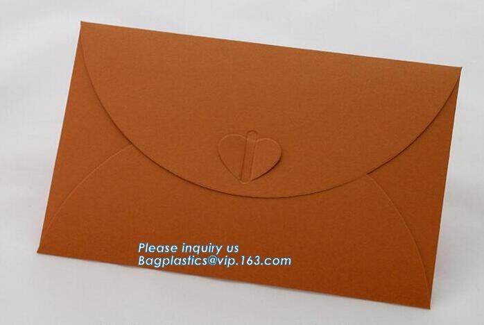 OEM Invitation Black Envelope With Triangle Open, Wholesale Paper Envelope,stamping paper letter envelope and postal car