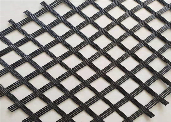 Asphalt Reinforcement 1000 Degree 25KN Glass Fiber Geogrid