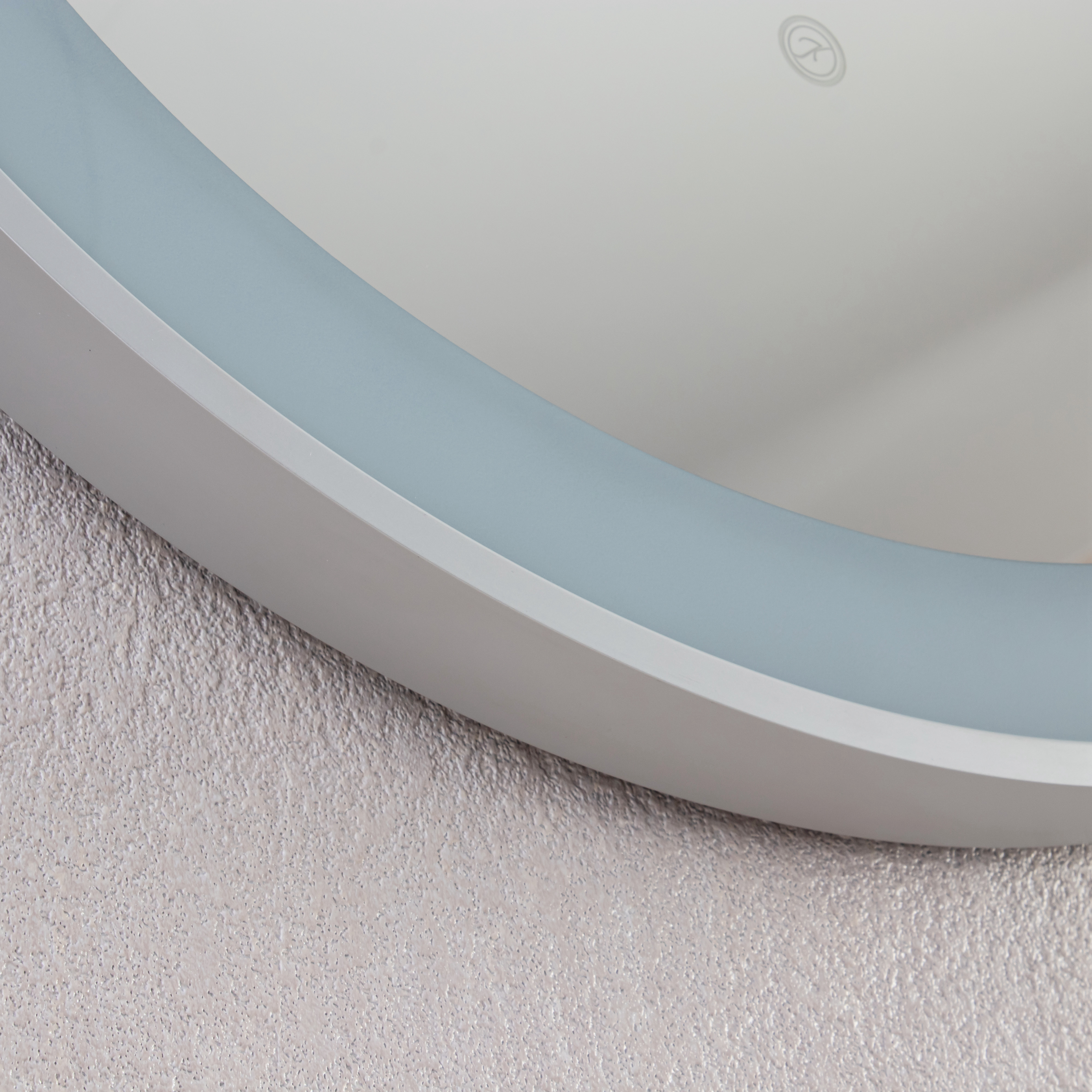 Gold Aluminium Led Smart Vanity Mirror Explosion Proof Lighted Bathroom Vanity Mirror