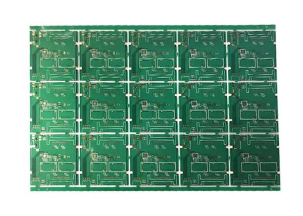 Matt Green Solder Mask 4 layers Immersion Gold Finishing Rigid FR4 PCB