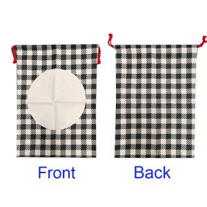 Personalized Reusable Christmas Bags Candy Bags Custom Santa Sacks Sublimation