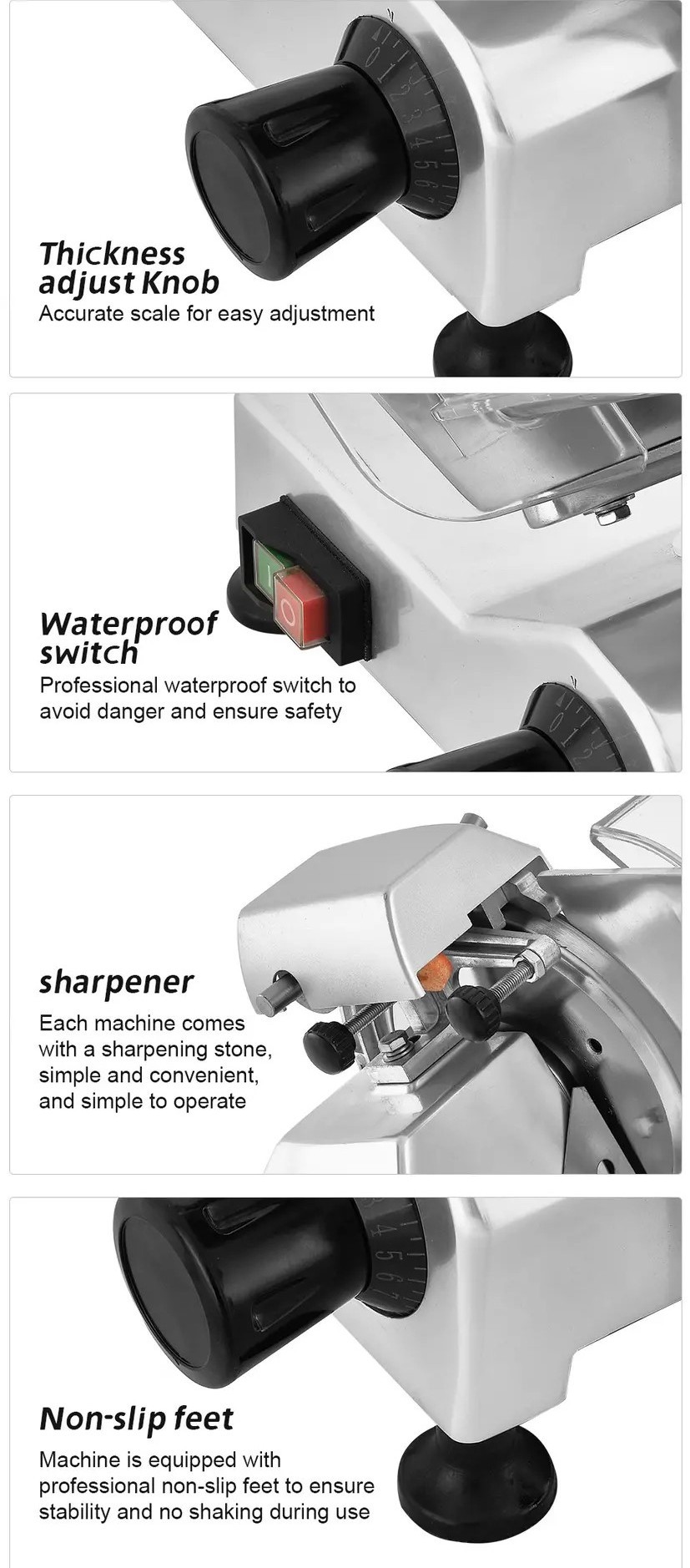 Best Commercial Electric Automatic Meat Slicer Cutting Machine