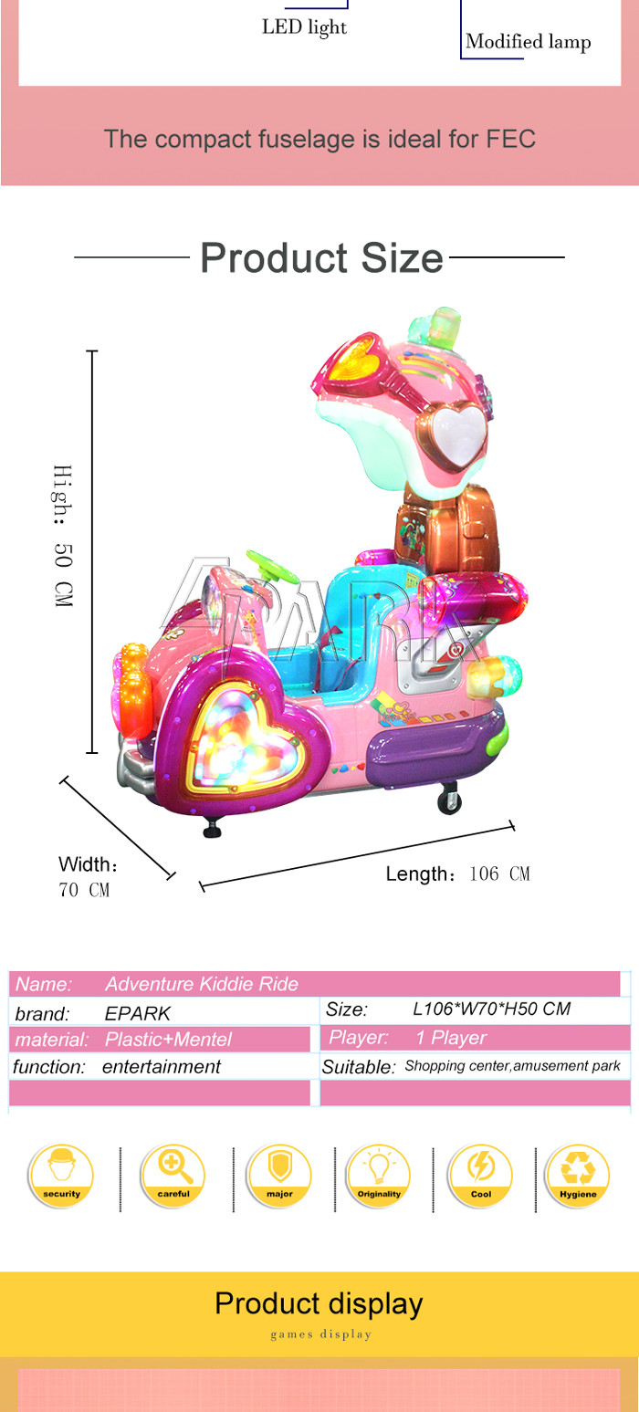 Hardware + RBS + PP Kids Racing Car Video Game Machine Sturdy And Durable