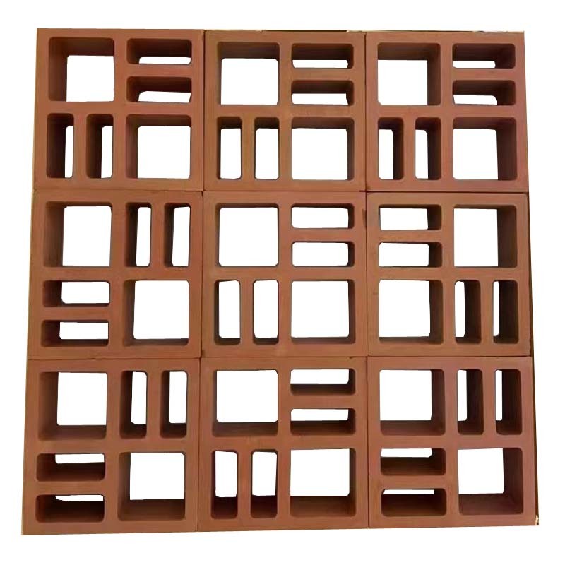 Beautiful Build Temple Antique Clay Roof Tiles Bent Flat Type 180*160mm