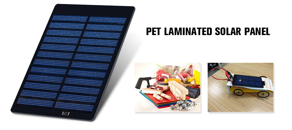 1W 2W 3W 1V 2V 3V 5V Epoxy Resin PET Mini Solar Panels