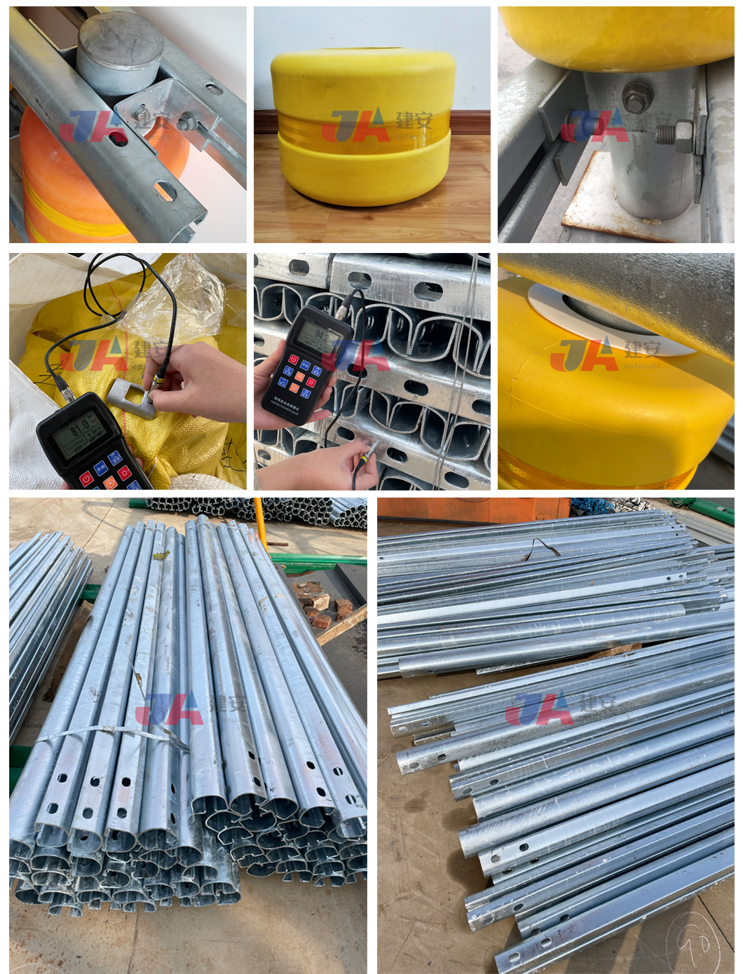 Anti Corrosion Traffic Barrier Safety Roller Barrier Highways Road Roller Barrier
