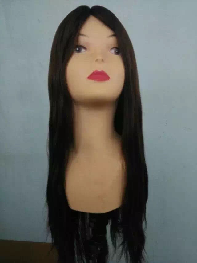 18 inch Natural Color Wig Eouropean Human Hair Wig Jewish Wig Kosher Wig Full Lace Wigs
