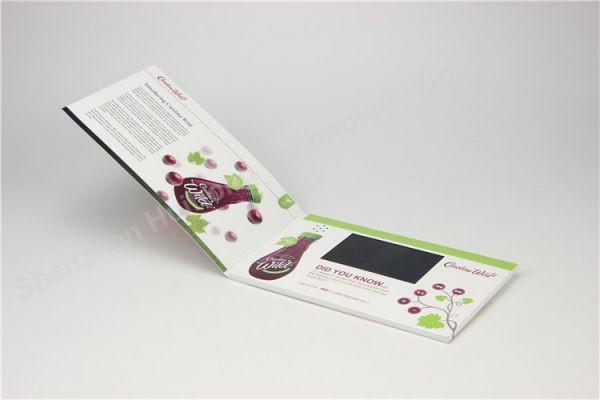 10.1 inch promo video brochures for event invitation, lcd video brochure&video mailer manufacture